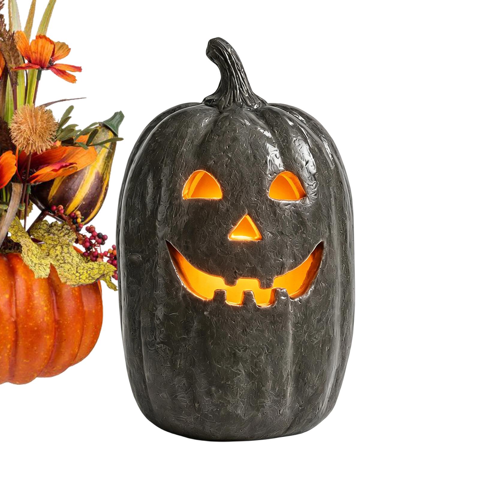 Pumpkin Lantern Halloween - Lampion dyniowy na Halloween, żywiczny lampion