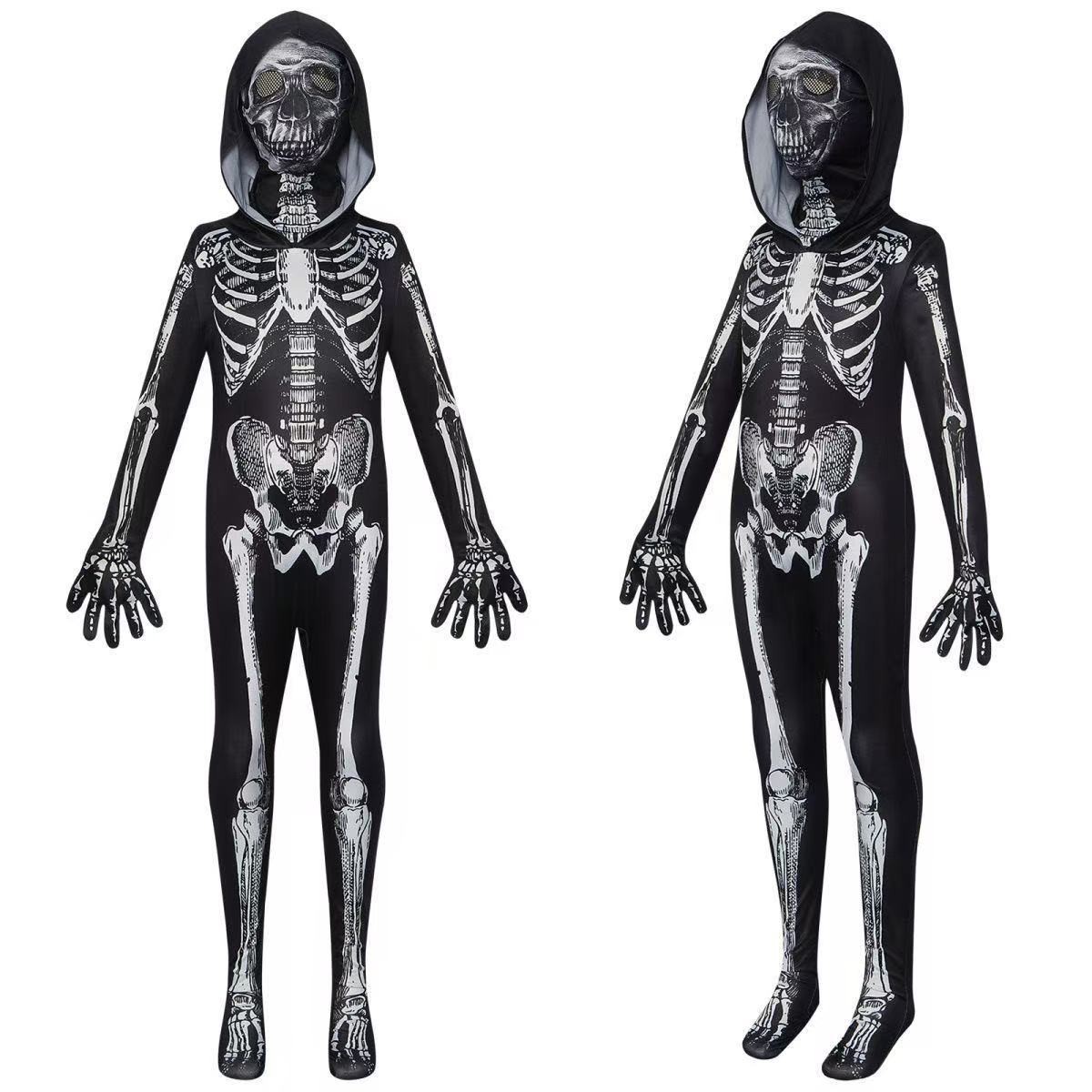 Halloween Costume Kids - Dziecięcy straszny kostium szkieletu na Halloween,