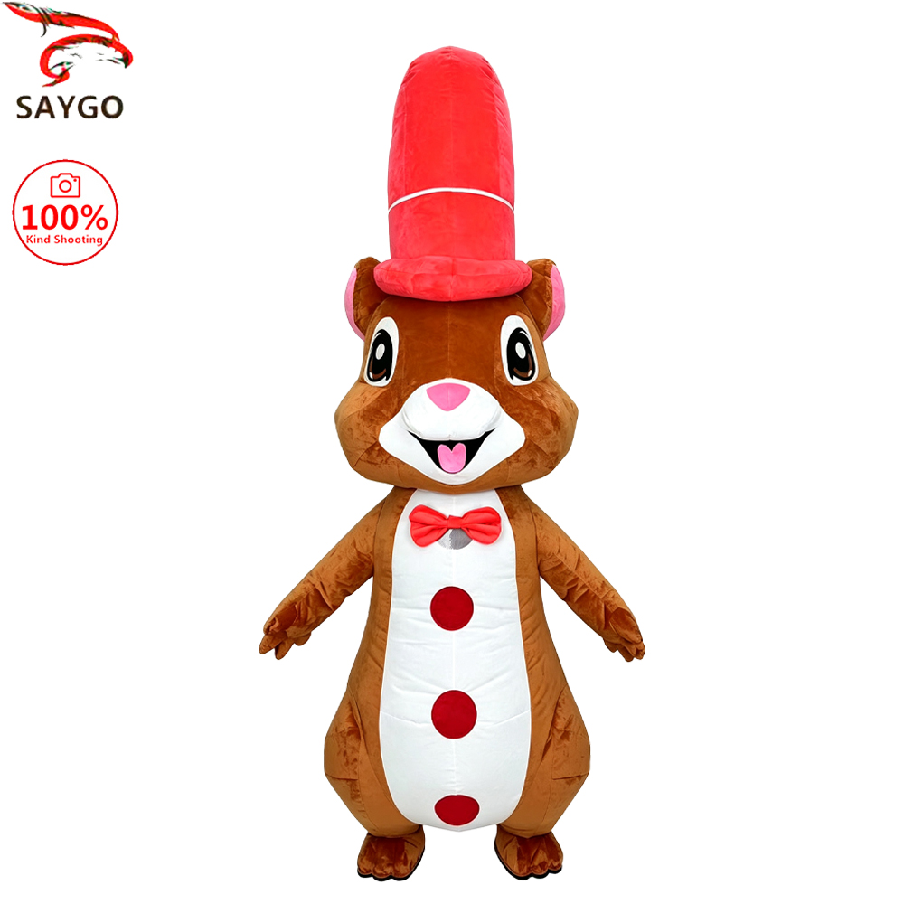 Halloween Costume Adult - Kostium wypchany w kształcie wiewiórki z