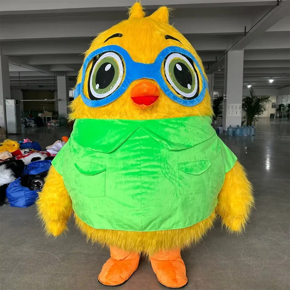 Halloween Costume Adult - Nadmuchiwany kostium ptaka w okularach, idealny