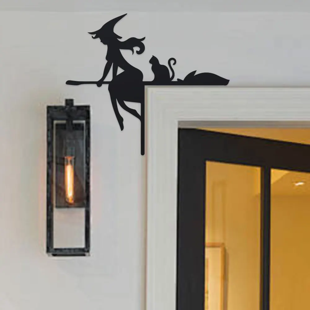 Spider Web Halloween Decoration - Zestaw dekoracji na Halloween na ramę