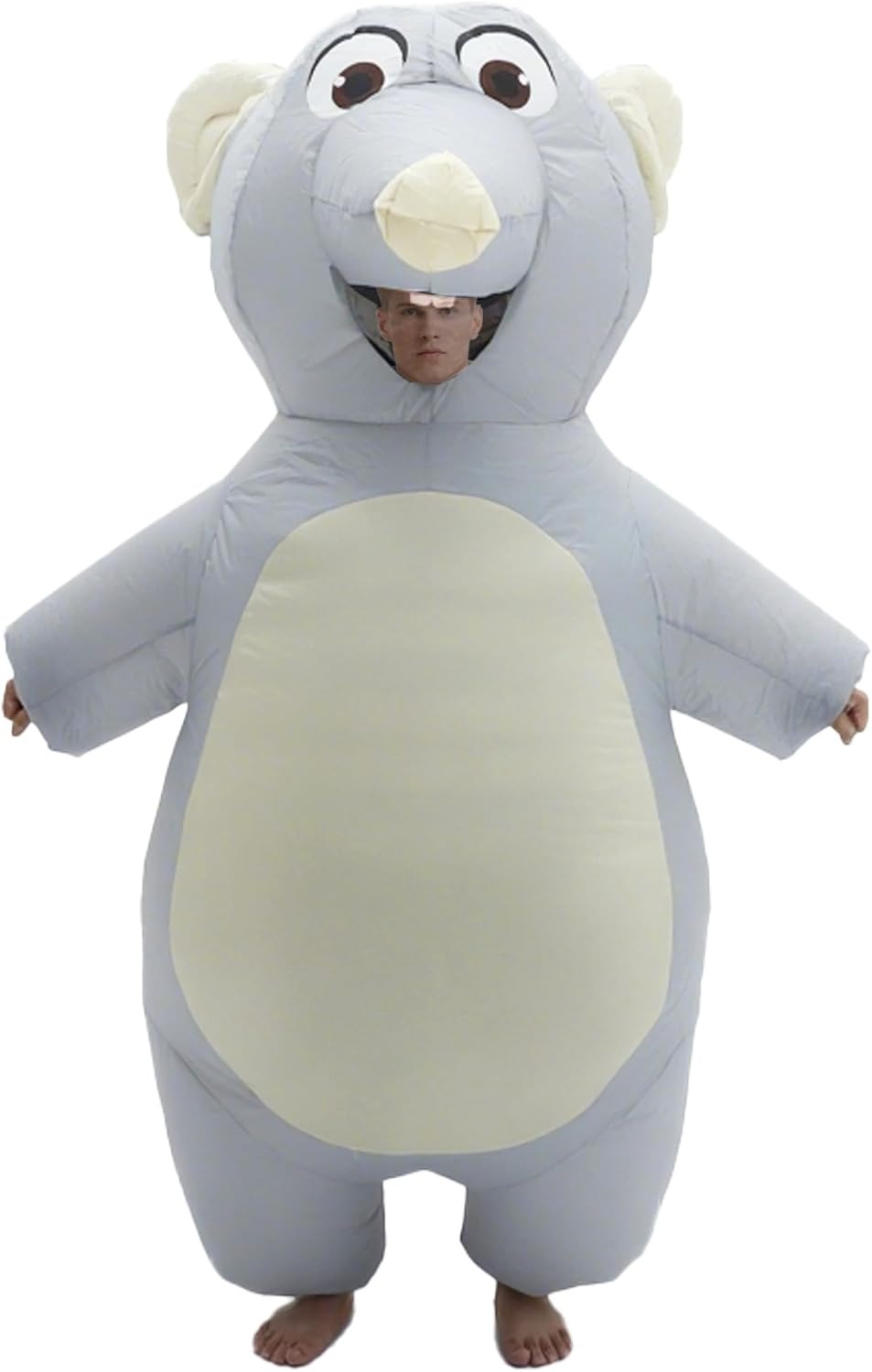 Halloween Costume Adult - Nadmuchiwany kostium myszy dla dorosłych, zabawny