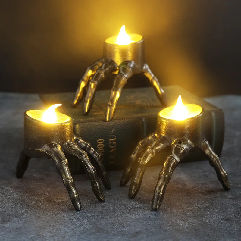 Halloween Skeleton Decoration - Halloween Break The Arm Skull LED