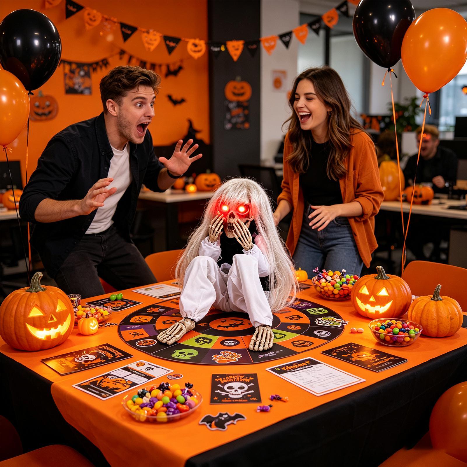 Dekoracje na Halloween - szkie – Halloween Skeleton Decoration recenzja i cena