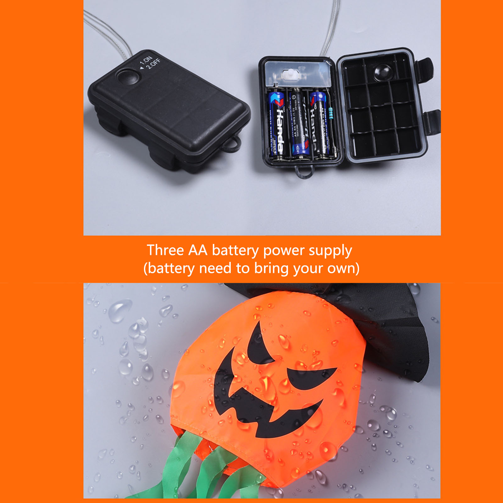 Dekoracyjne lampki na Hallowee – Halloween Led String Lights Orange recenzja i cena