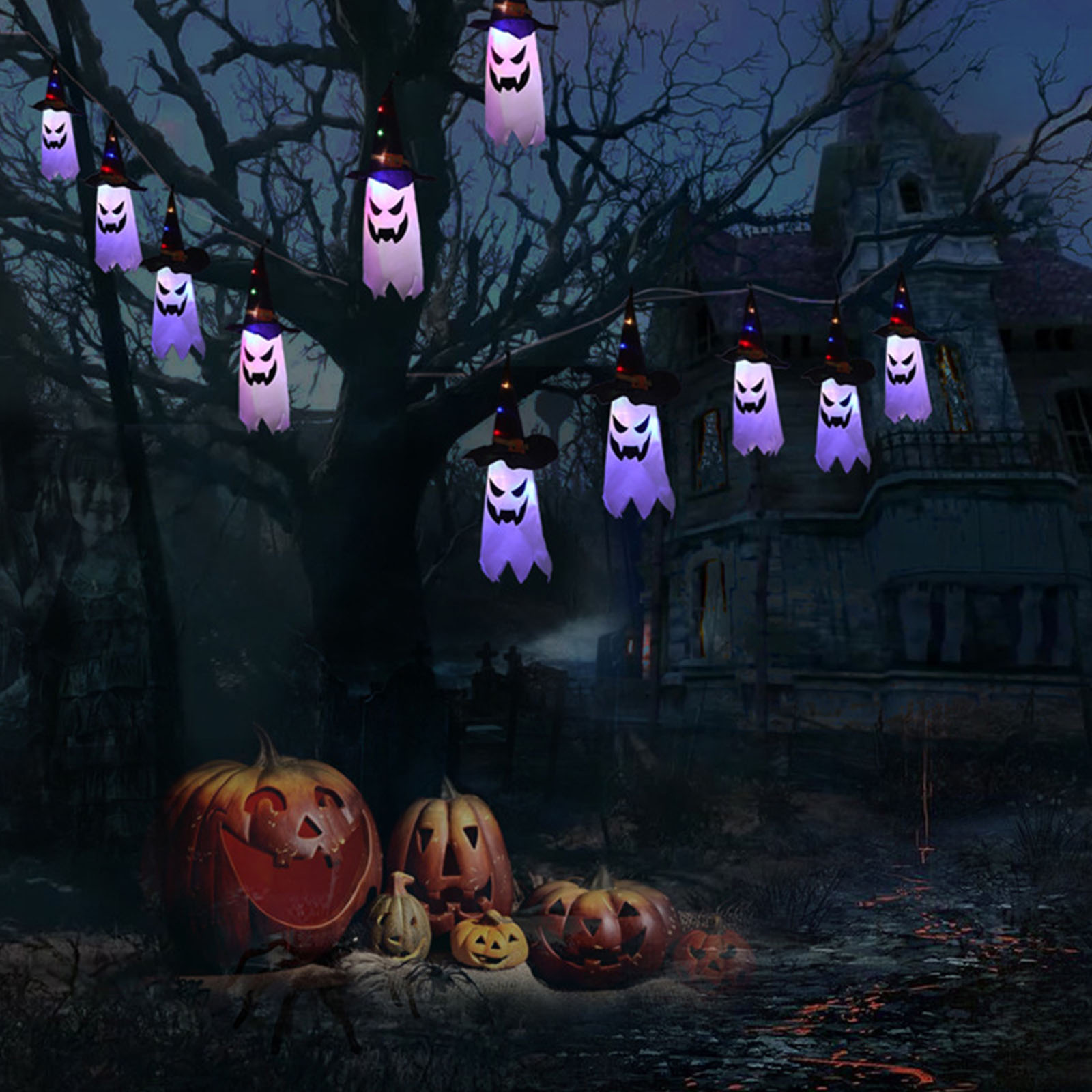 Dekoracyjne lampki na Hallowee – Halloween Led String Lights Orange recenzja i cena