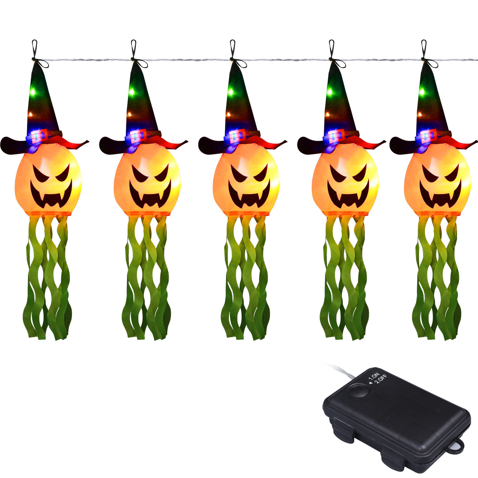 Dekoracyjne lampki na Hallowee – Halloween Led String Lights Orange recenzja i cena