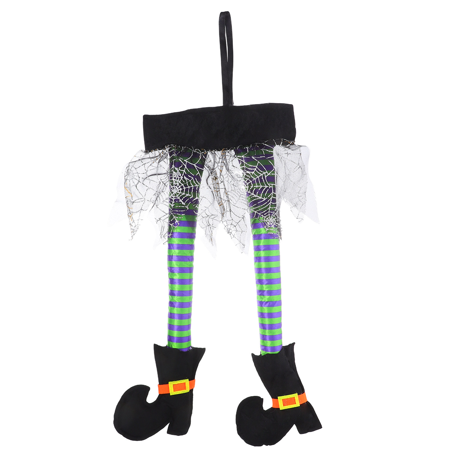 Halloweenowe wiszące nogi wied – Spider Web Halloween Decoration recenzja i cena