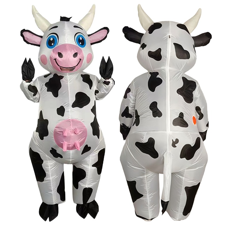 Nadmuchiwany kostium krowy dla – Halloween Costume Adult recenzja i cena