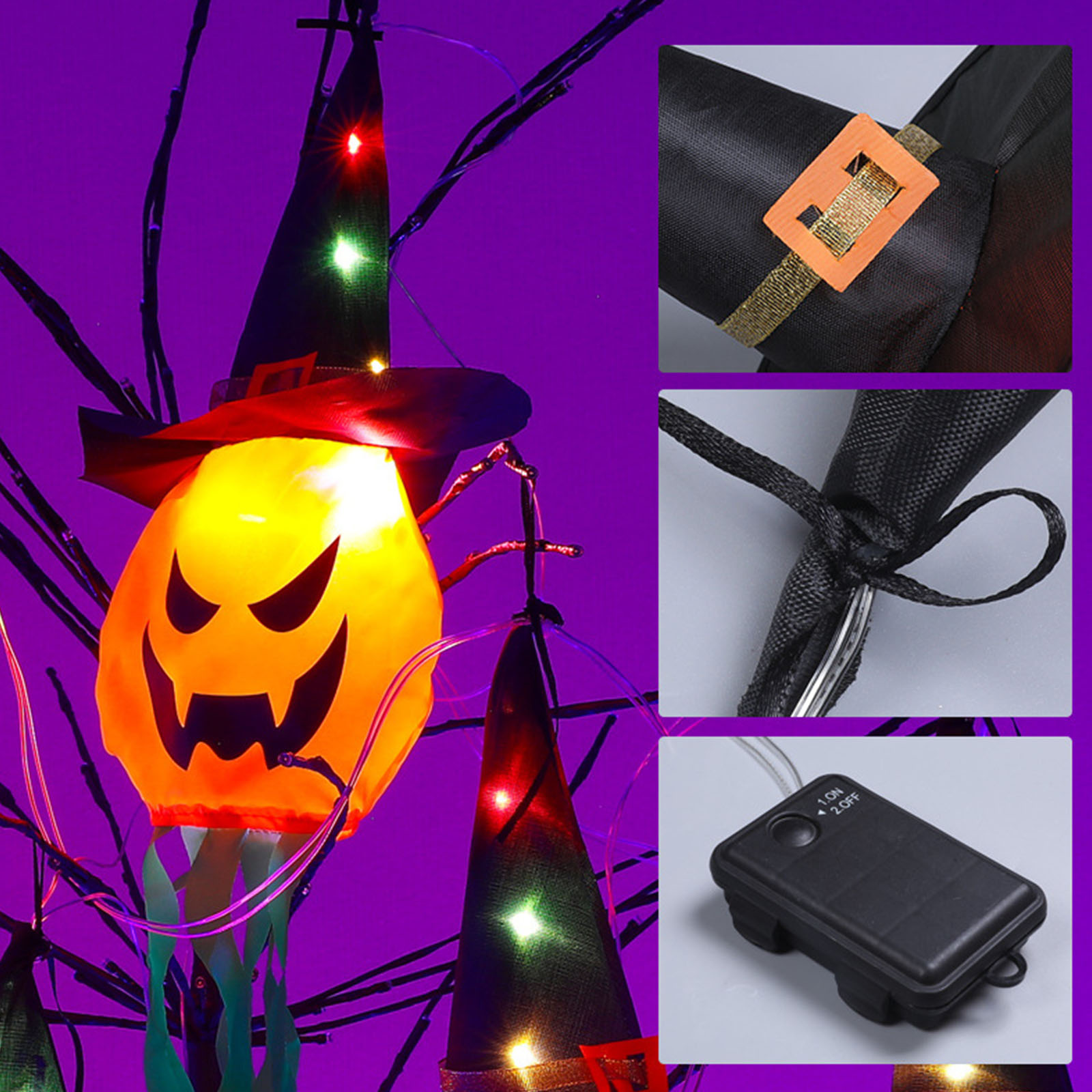 Dekoracyjne lampki na Hallowee – Halloween Led String Lights Orange recenzja i cena