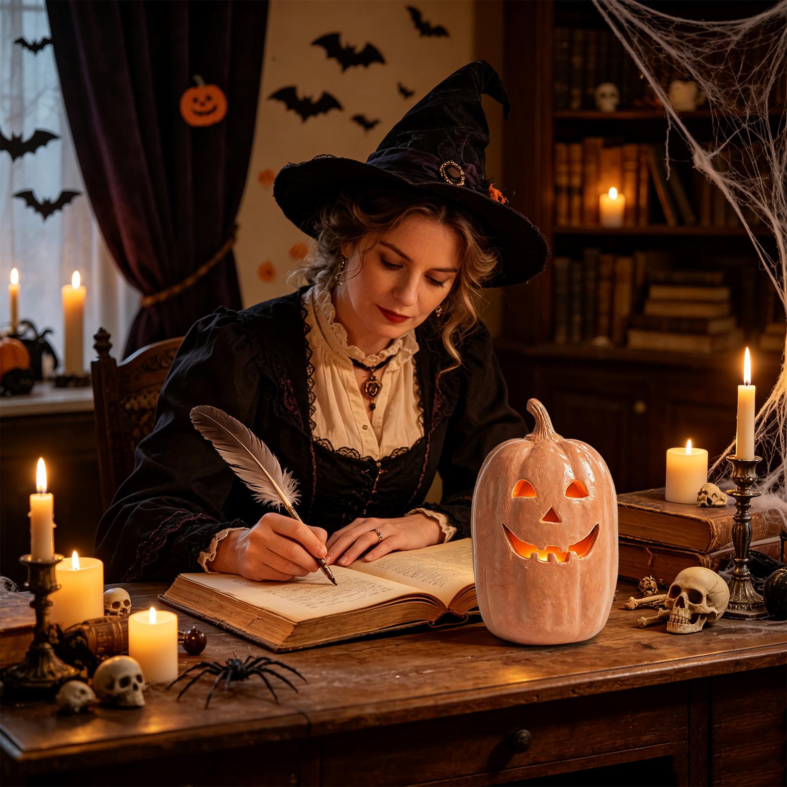 Straszne lampiony dyniowe, ręc – Pumpkin Lantern Halloween recenzja i cena