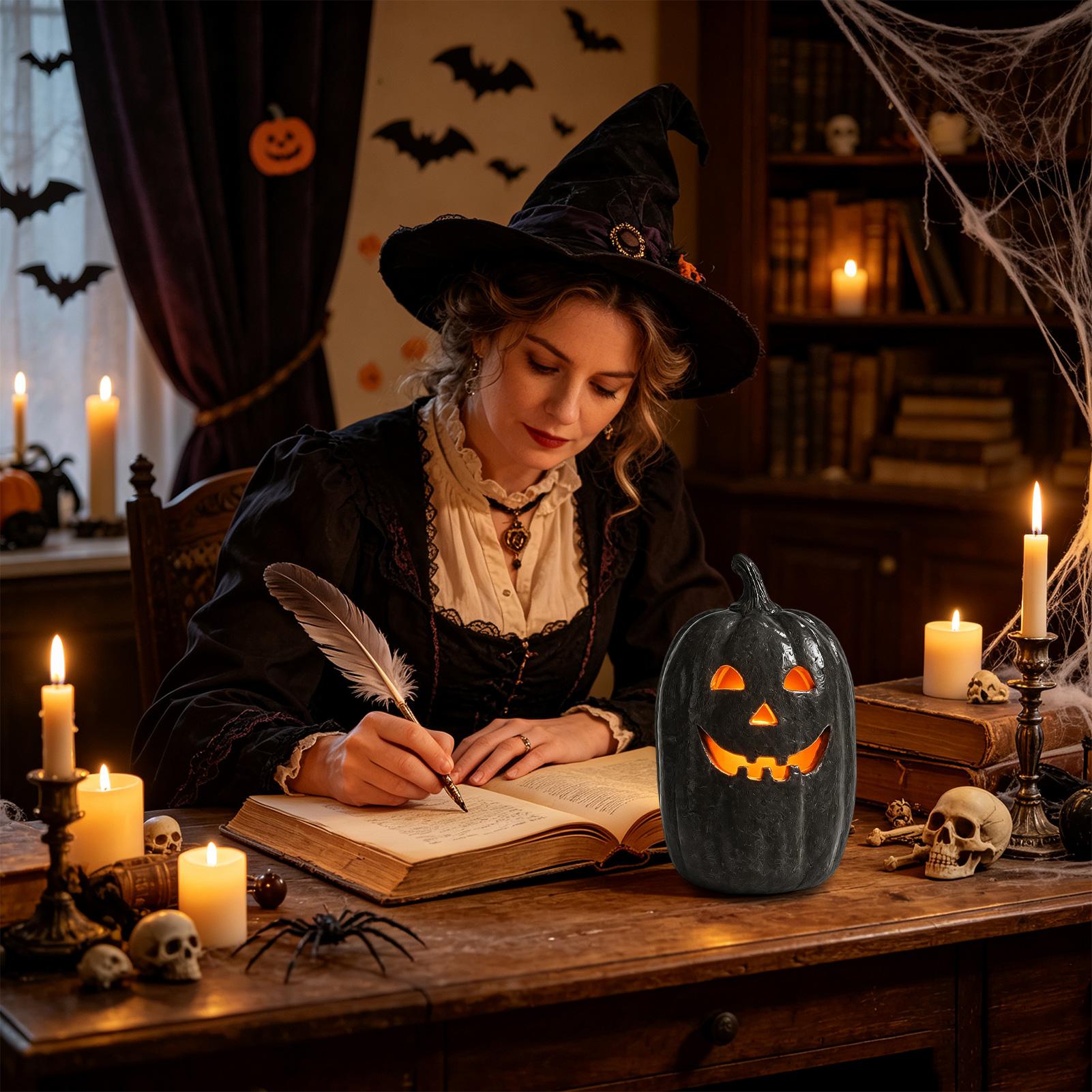 Straszne lampiony dyniowe, ręc – Pumpkin Lantern Halloween recenzja i cena