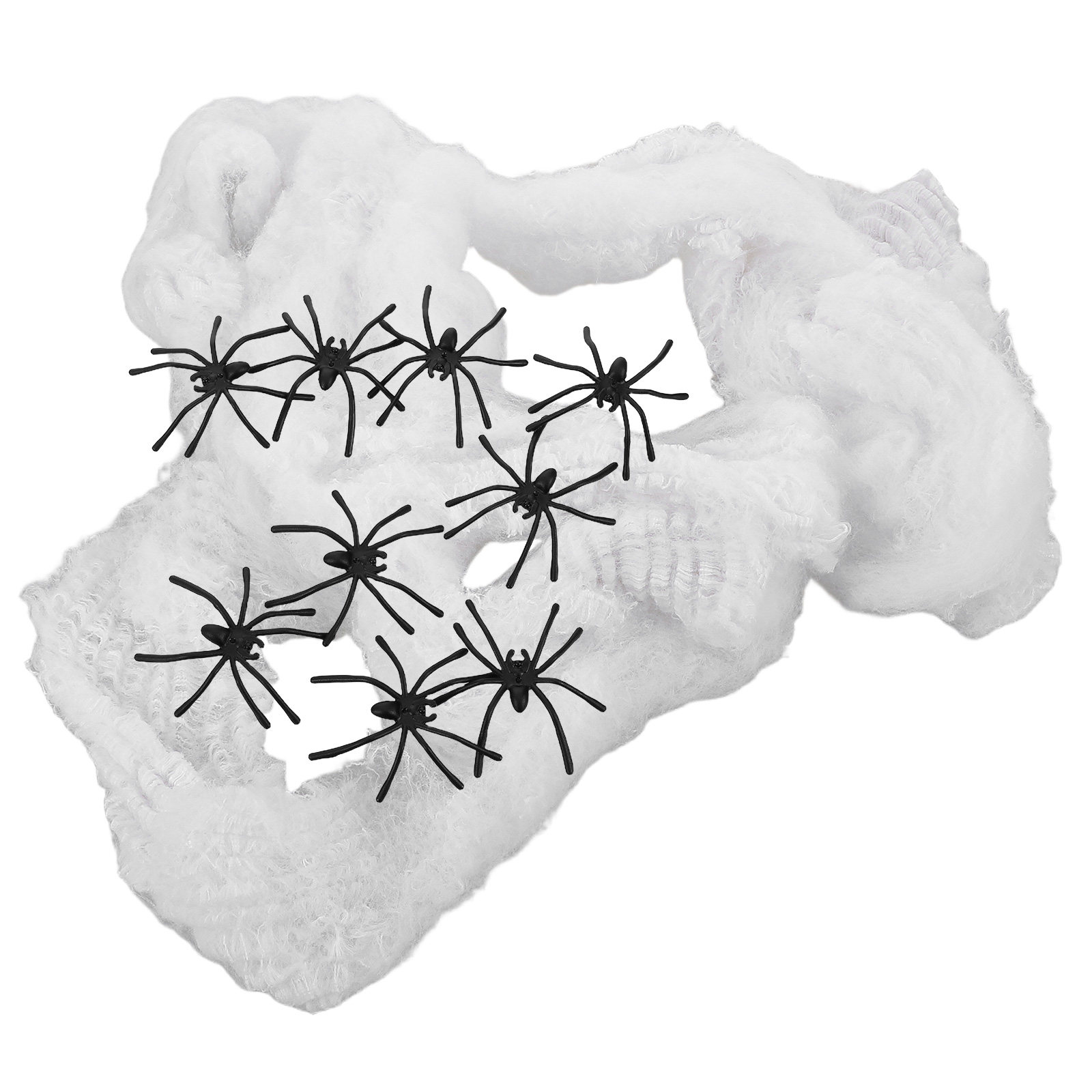 1 zestaw dekoracji na Hallowee – Spider Web Halloween Decoration recenzja i cena