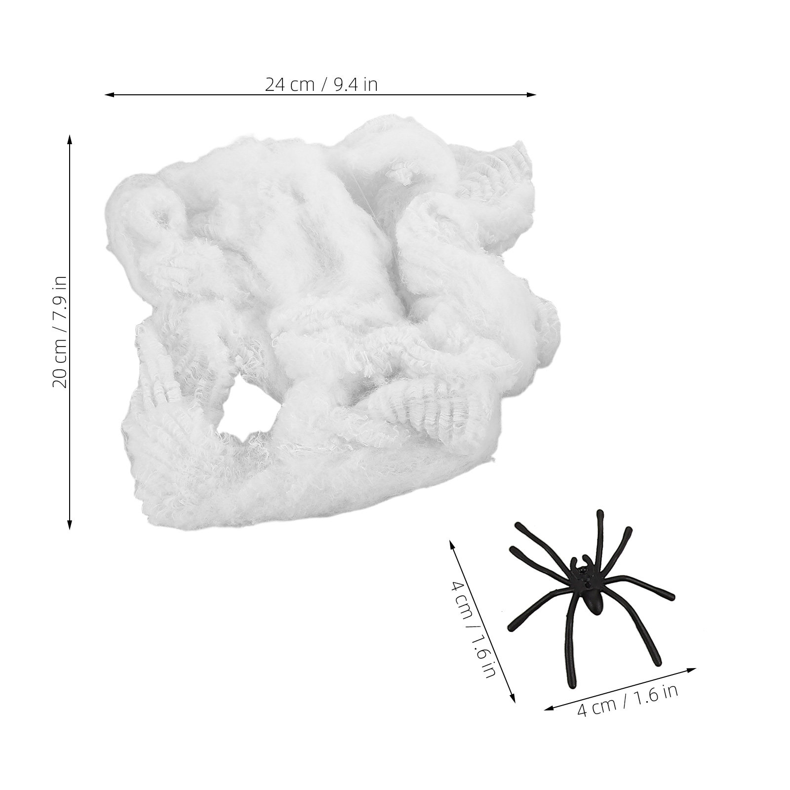 1 zestaw dekoracji na Hallowee – Spider Web Halloween Decoration recenzja i cena