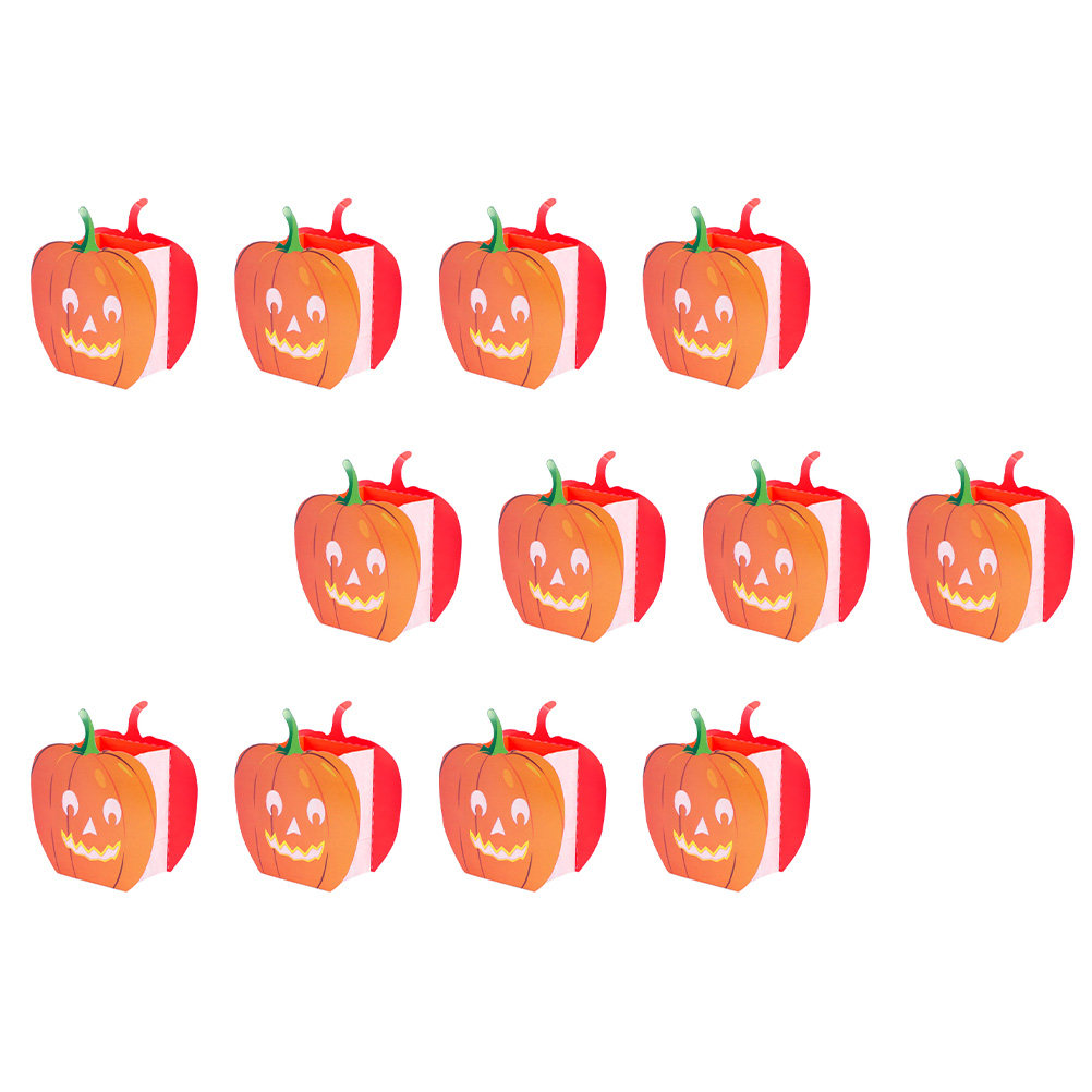 12 sztuk papierowych torebek w – Pumpkin Lantern Halloween recenzja i cena