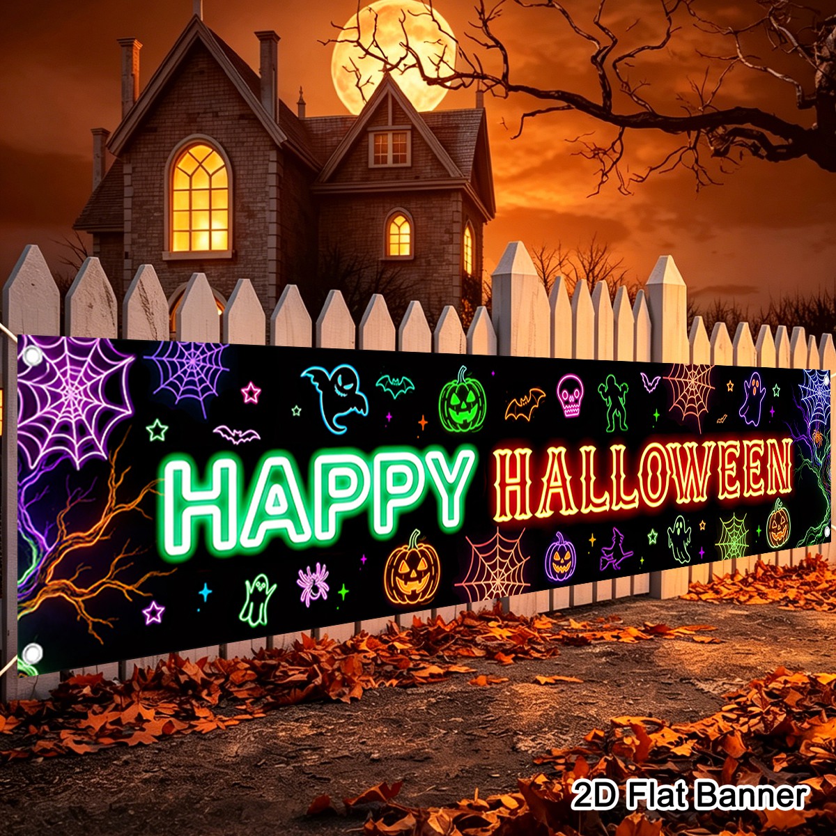 1 szt. Baner na Halloween z mo – Pumpkin Lantern Halloween recenzja i cena