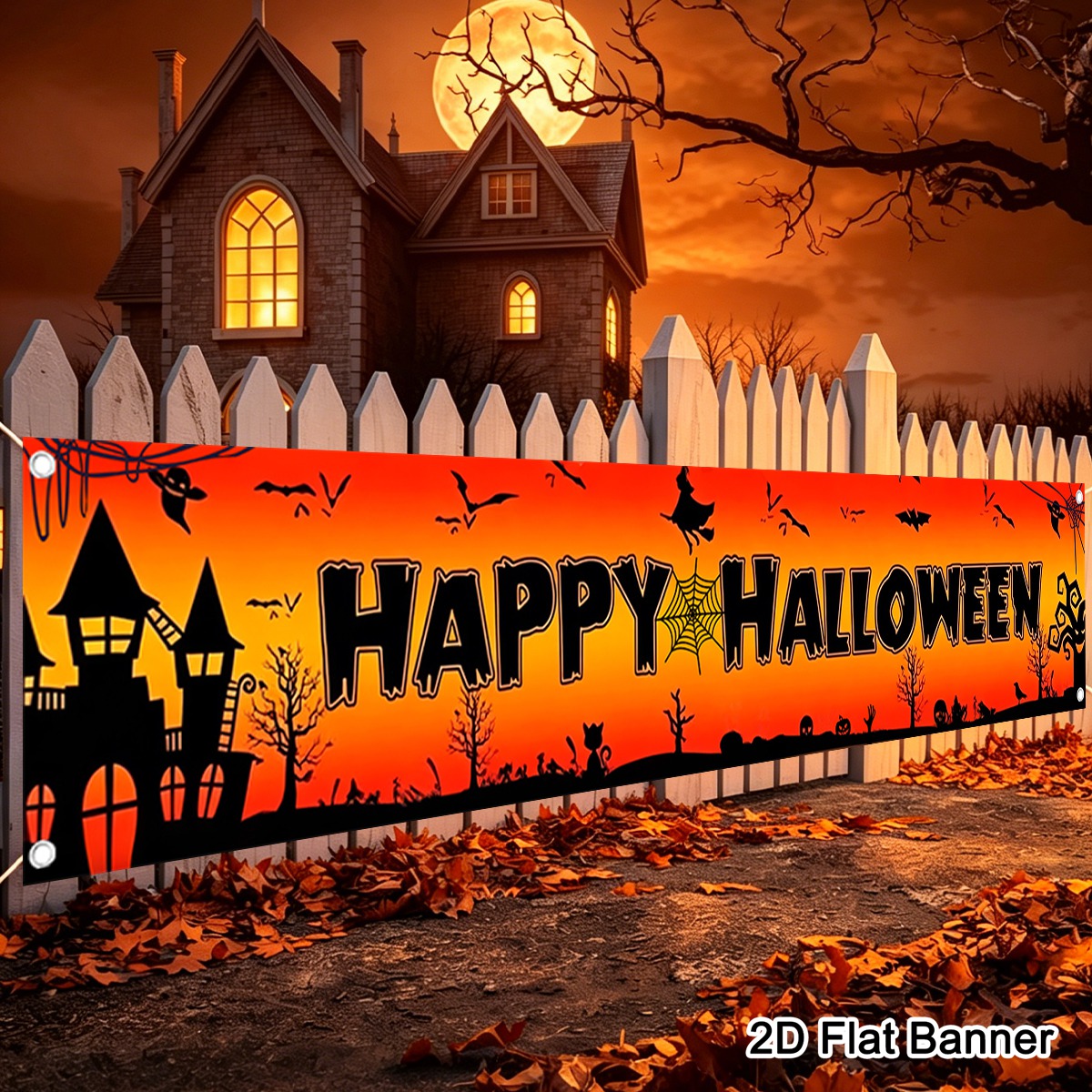 1 szt. Baner na Halloween z mo – Pumpkin Lantern Halloween recenzja i cena