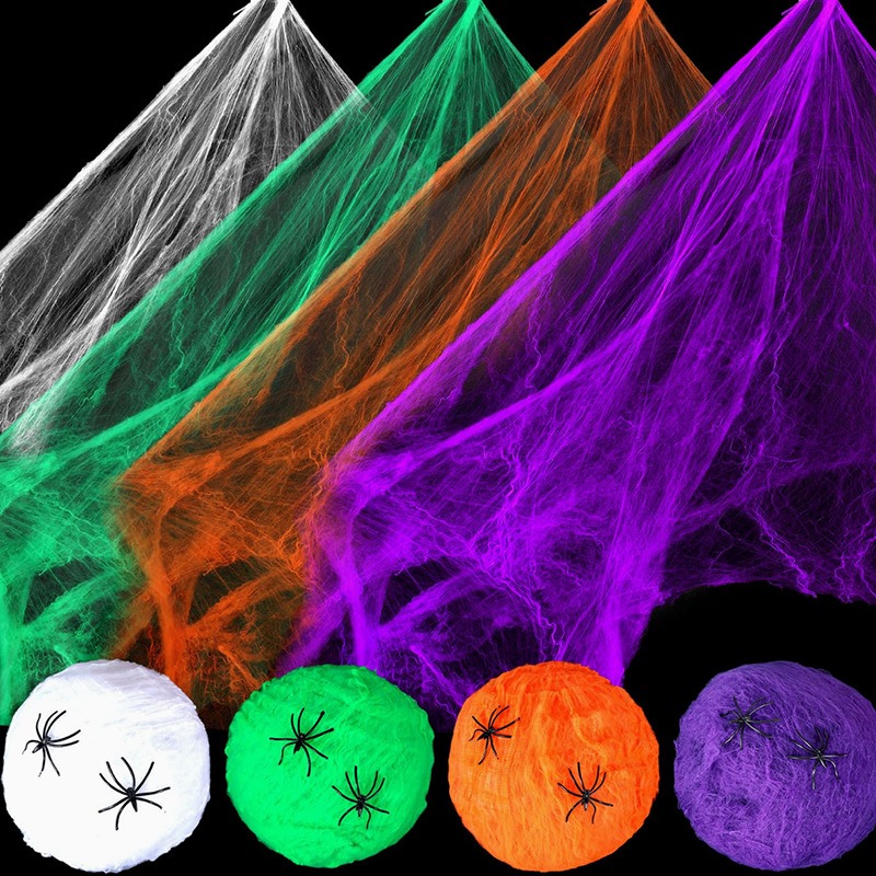 1 zestaw – samodzielnie przygo – Spider Web Halloween Decoration recenzja i cena