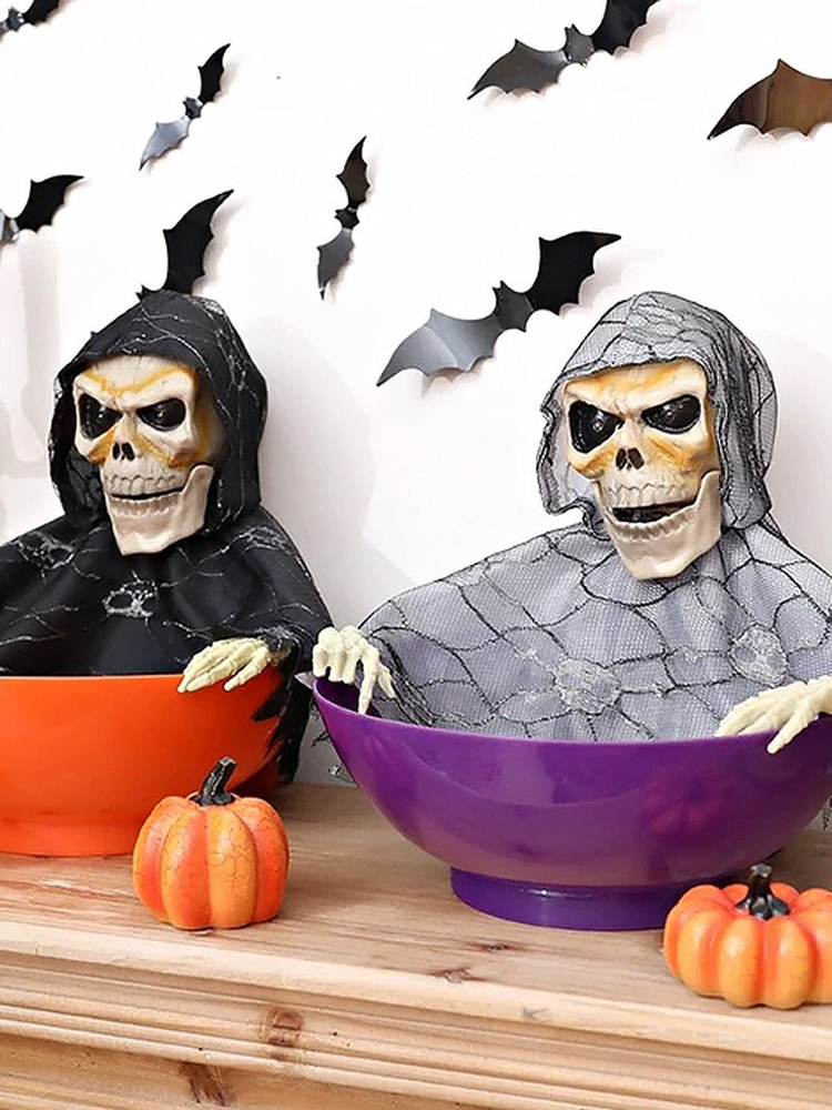 Uchwyt na cukierki w kształcie – Halloween Skeleton Decoration recenzja i cena