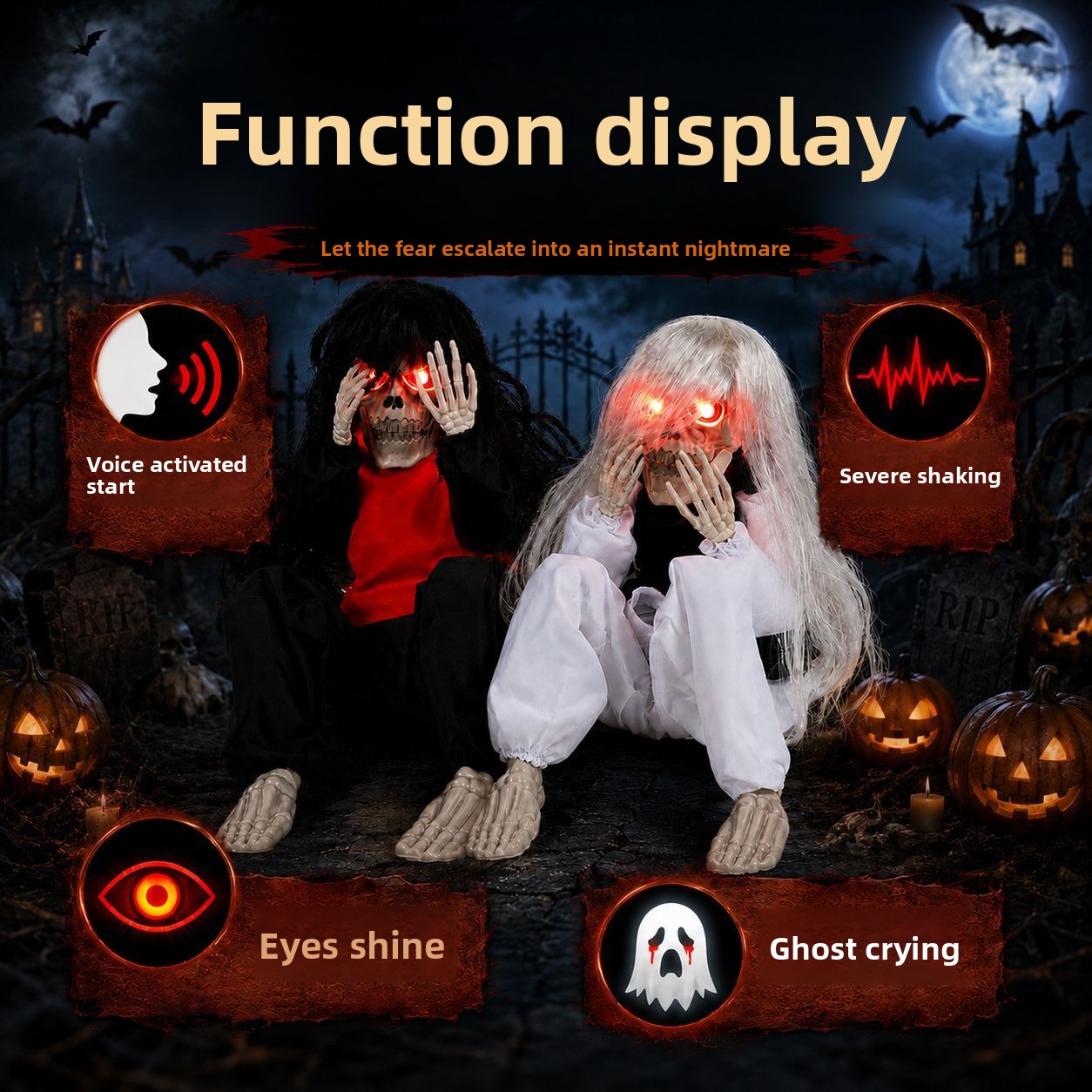Ozdoba na Halloween do ogrodu, – Halloween Skeleton Decoration recenzja i cena