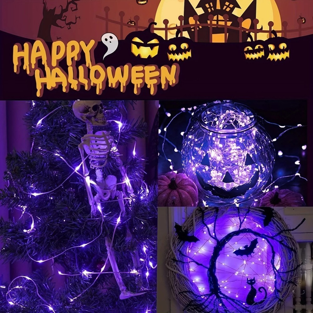 1 szt. 12M100LED Halloweenowe  – Halloween Led String Lights Orange recenzja i cena