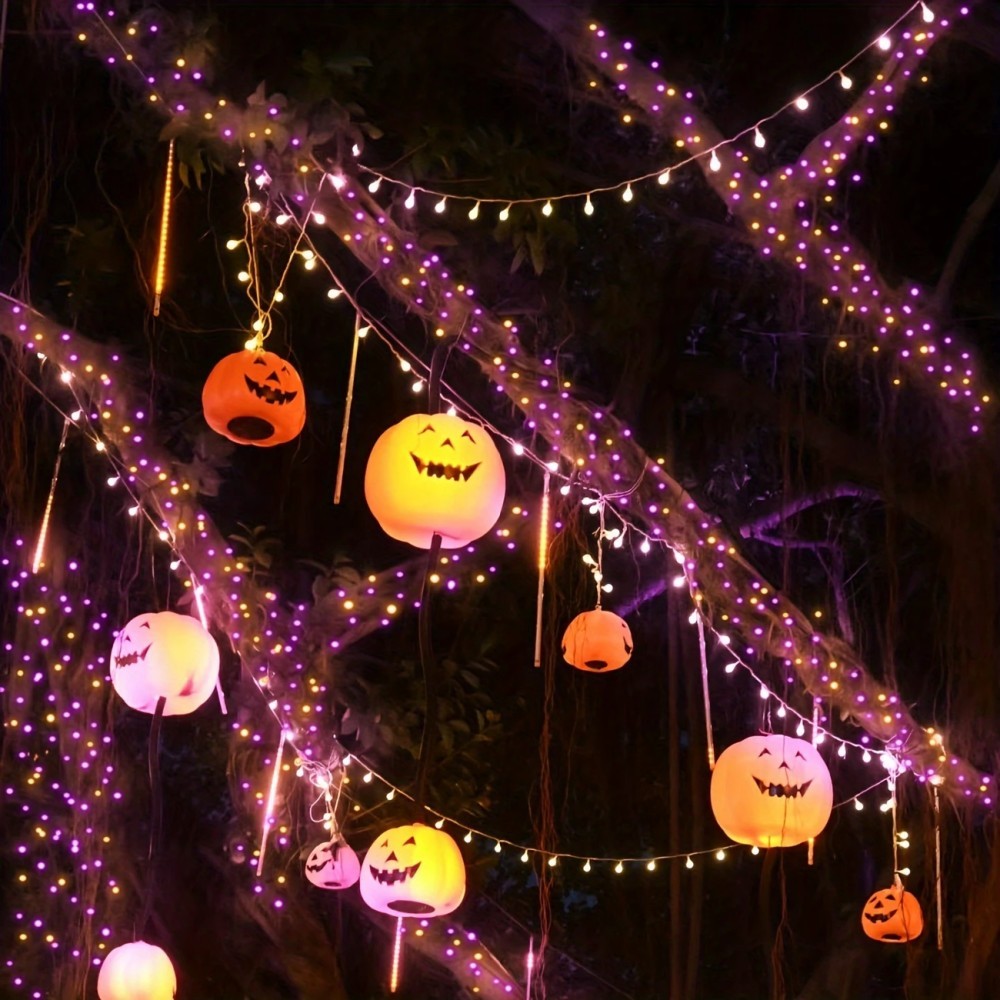 1 szt. 12M100LED Halloweenowe  – Halloween Led String Lights Orange recenzja i cena