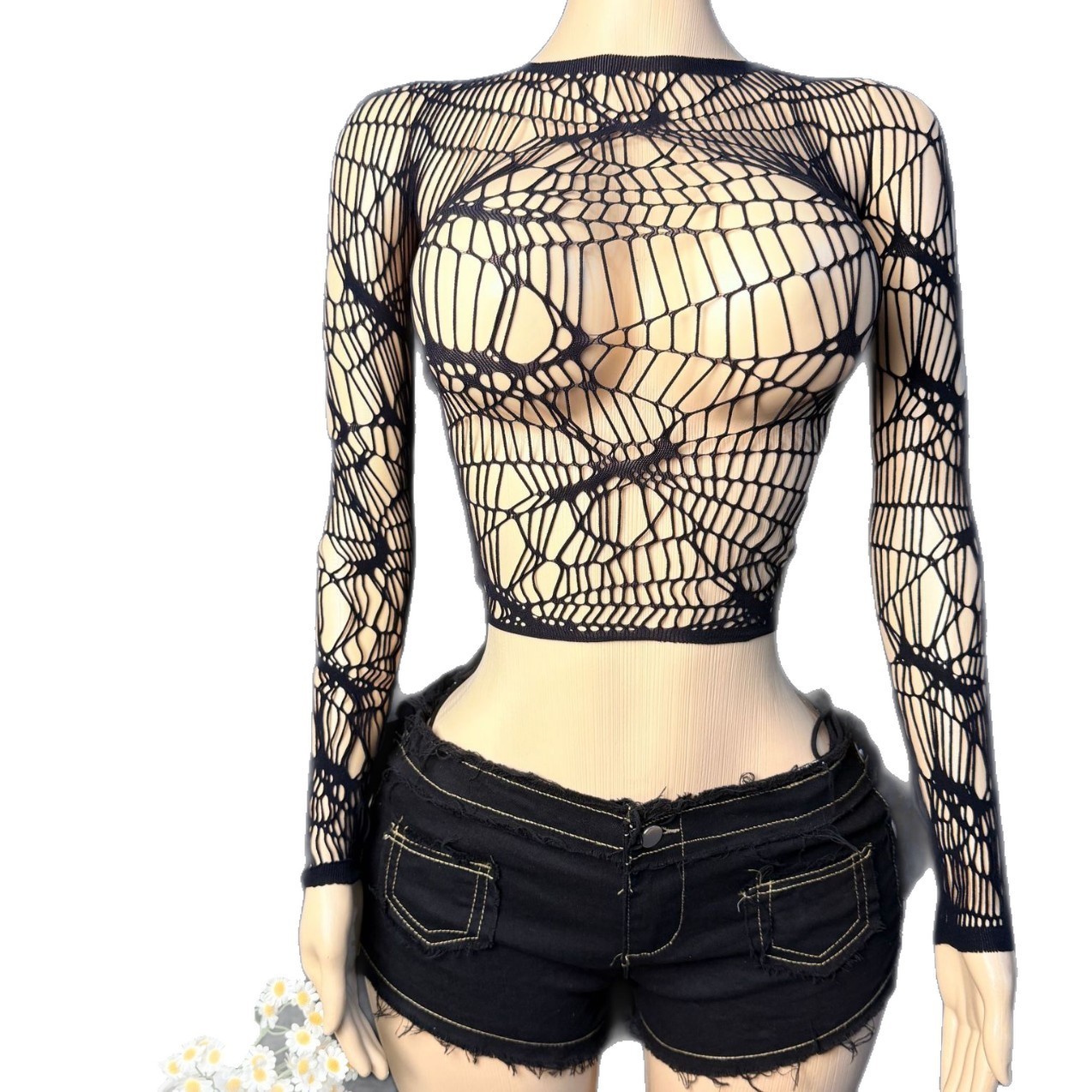 Bielizna do dekoracji na impre – Spider Web Halloween Decoration recenzja i cena