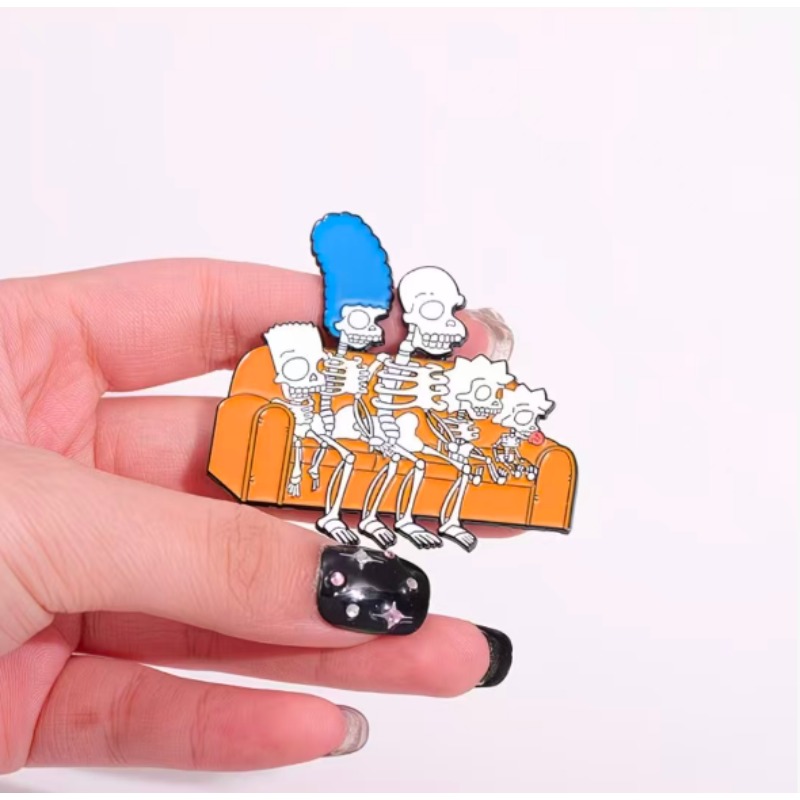 Nowa Broszka z Postaciami z Kr – Halloween Skeleton Decoration recenzja i cena
