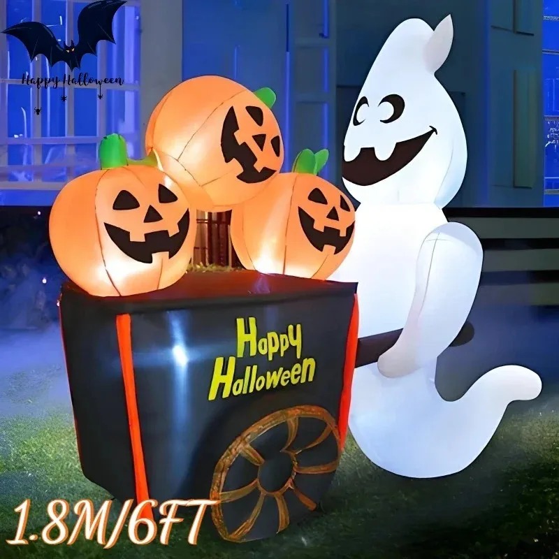 Dekoracje Halloweenowe na Zewn – Halloween Pumpkin Decor Led recenzja i cena