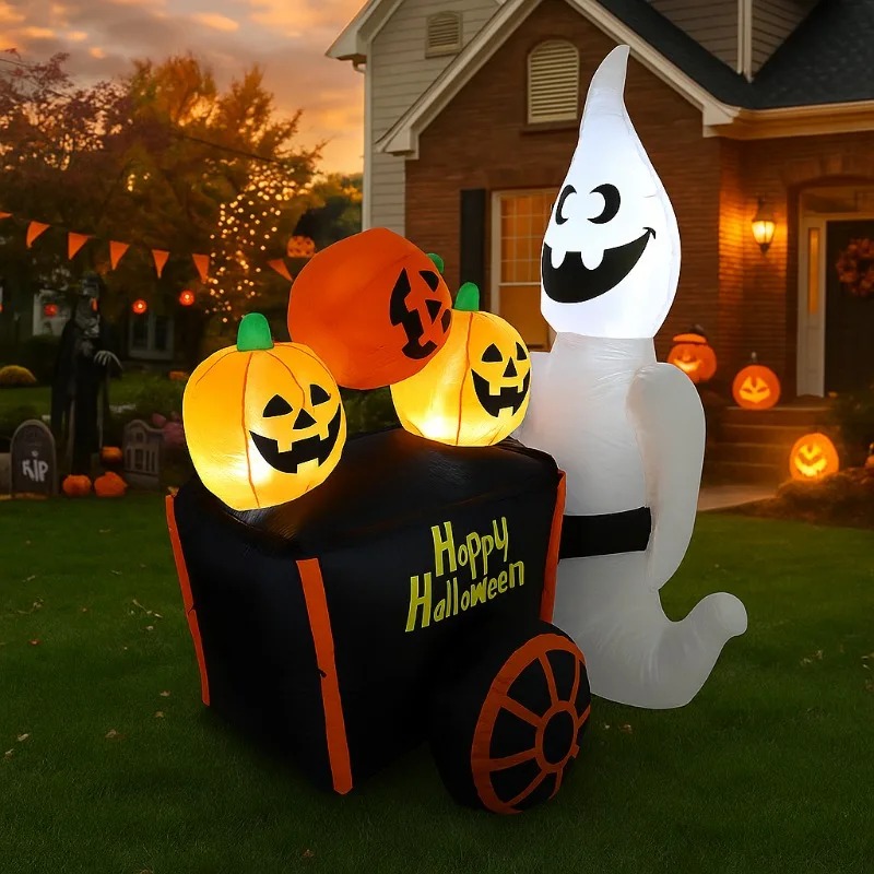 Dekoracje Halloweenowe na Zewn – Halloween Pumpkin Decor Led recenzja i cena