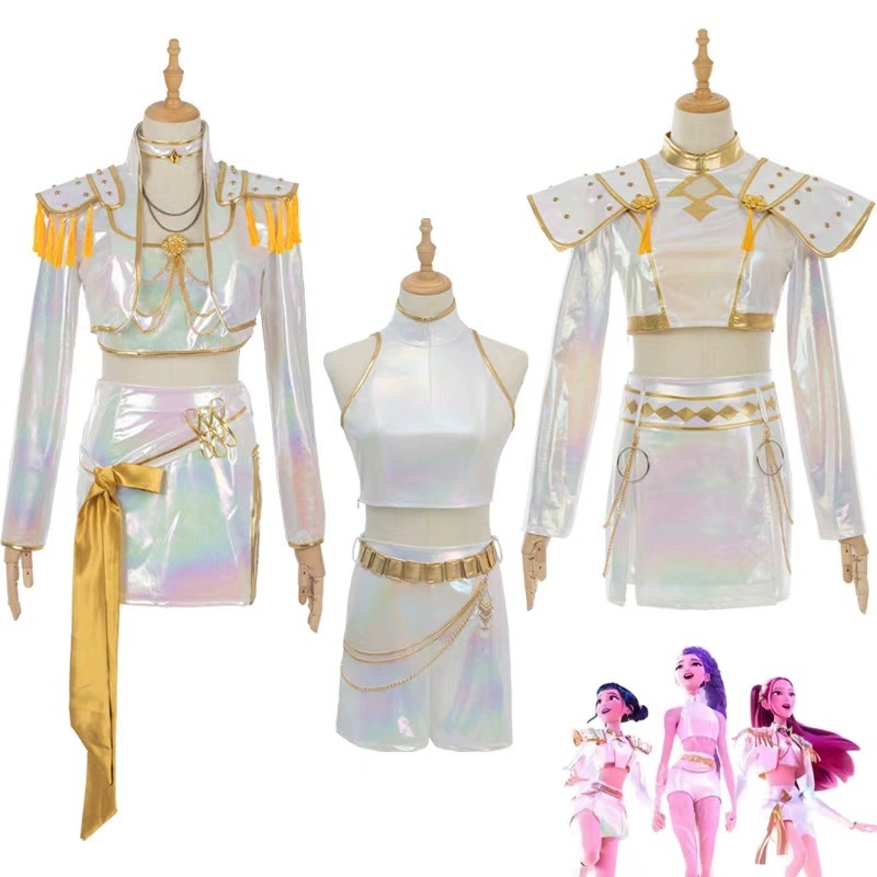 Strój Cosplay Skóra PU Biały S – Halloween Costume Kids recenzja i cena