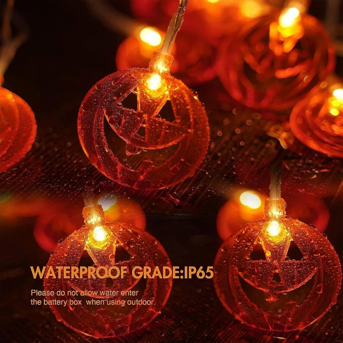 1 szt. 20 LED Pomarańczowe Pła – Halloween Led String Lights Orange recenzja i cena