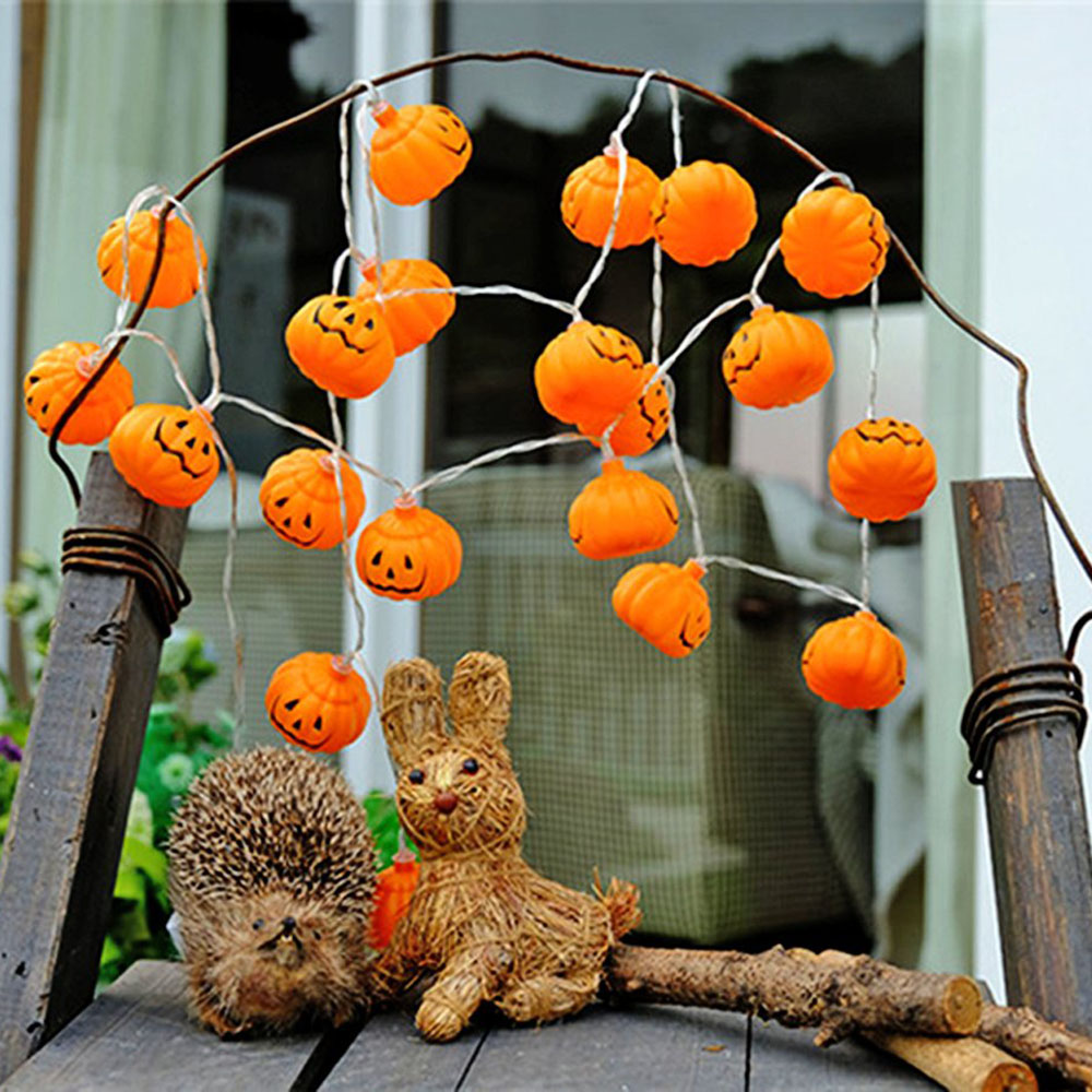 Halloween 3D dynia łańcuchy św – Halloween Led String Lights Orange recenzja i cena