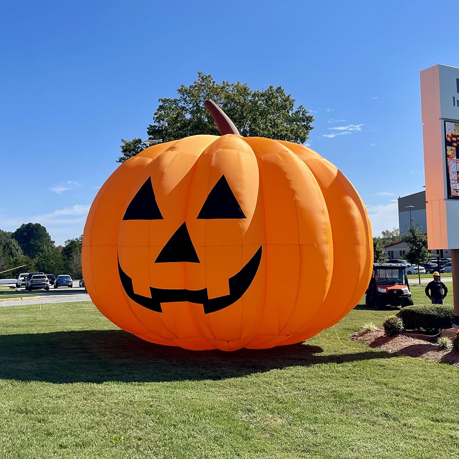 Ogromne dmuchane dekoracje na  – Halloween Pumpkin Decor Led recenzja i cena