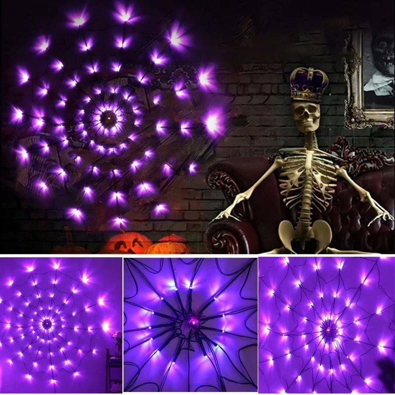 Halloween LED Light String Gho – Spider Web Halloween Decoration recenzja i cena