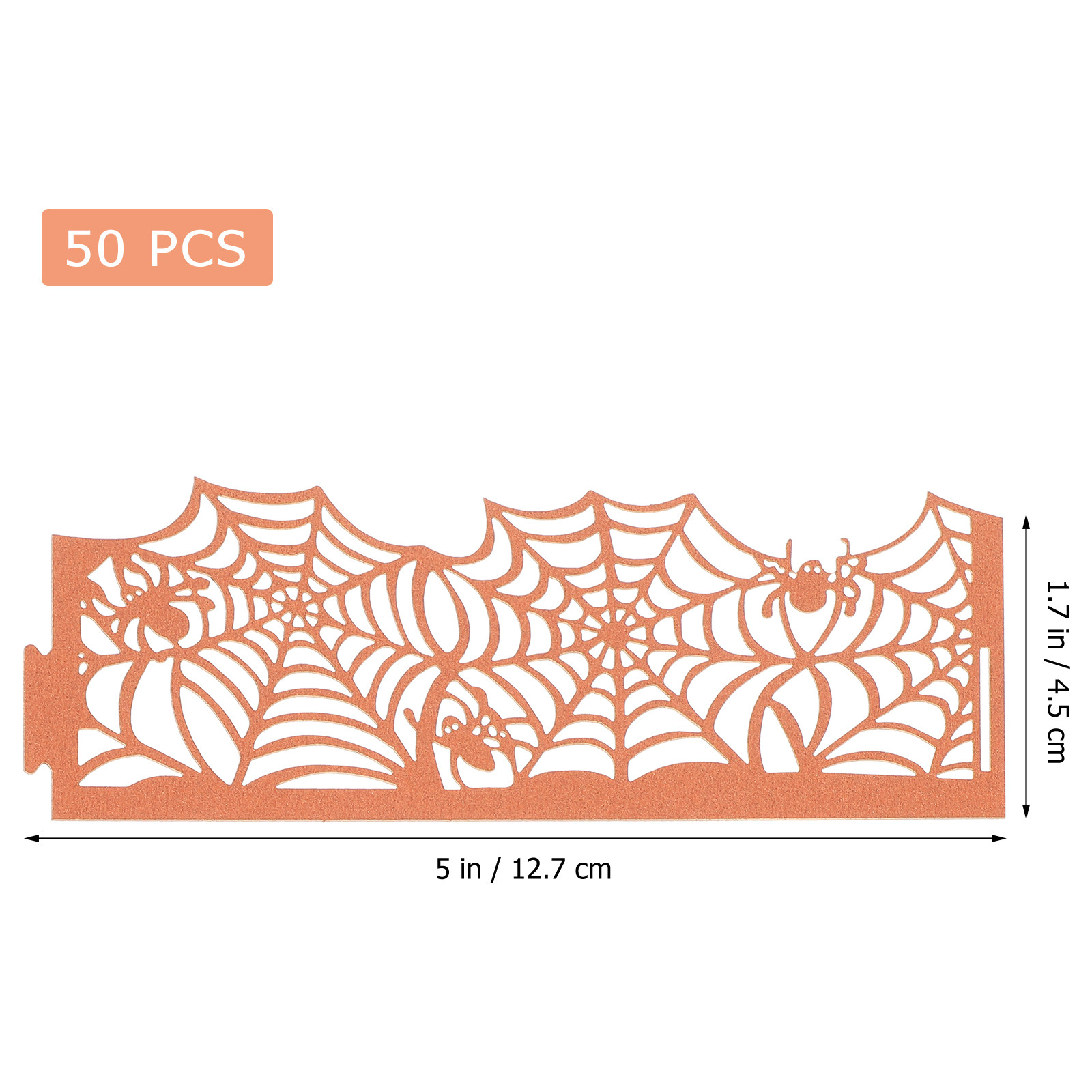 50 szt. Halloweenowe abażury w – Spider Web Halloween Decoration recenzja i cena