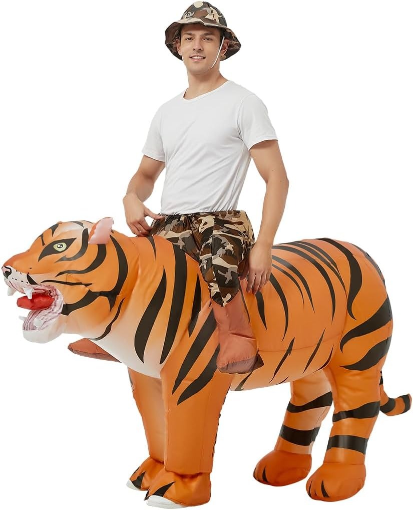 Nadmuchiwany kostium tygrysa d – Halloween Costume Adult recenzja i cena