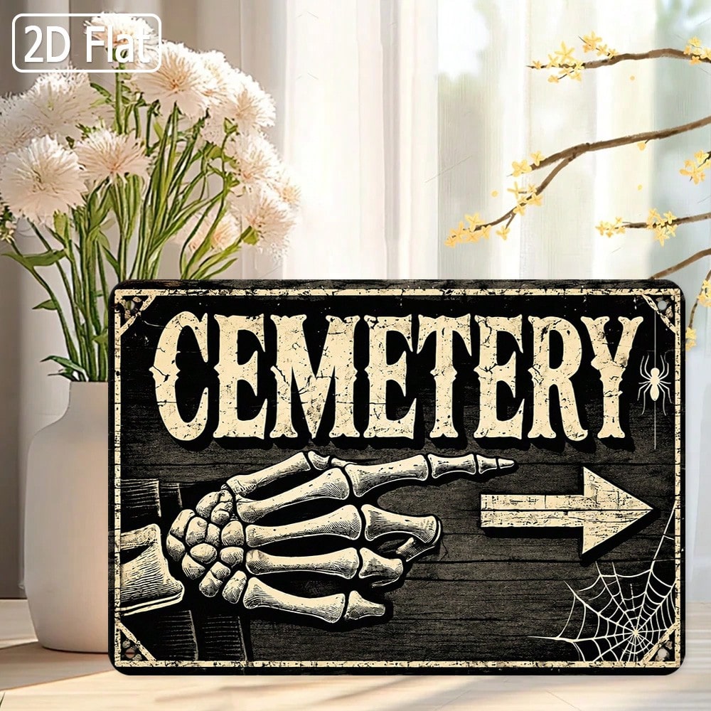 1 sztuka – płaska, dwuwymiarow – Halloween Skeleton Decoration recenzja i cena
