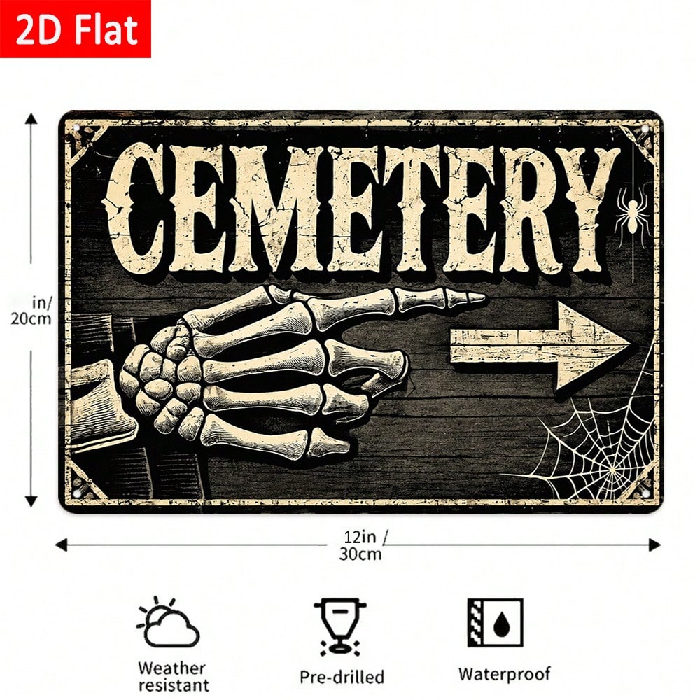 1 sztuka – płaska, dwuwymiarow – Halloween Skeleton Decoration recenzja i cena