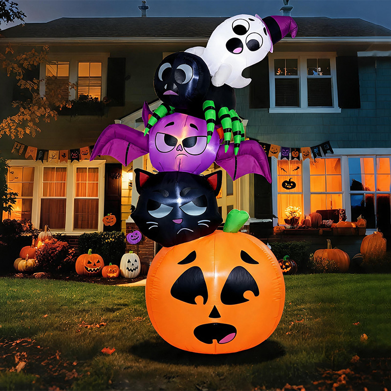 18-metrowe dmuchane dekoracje  – Halloween Pumpkin Decor Led recenzja i cena