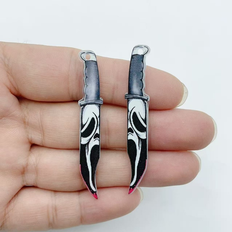 10 sztuk akrylowych ozdób na H – Halloween Party Supplies recenzja i cena