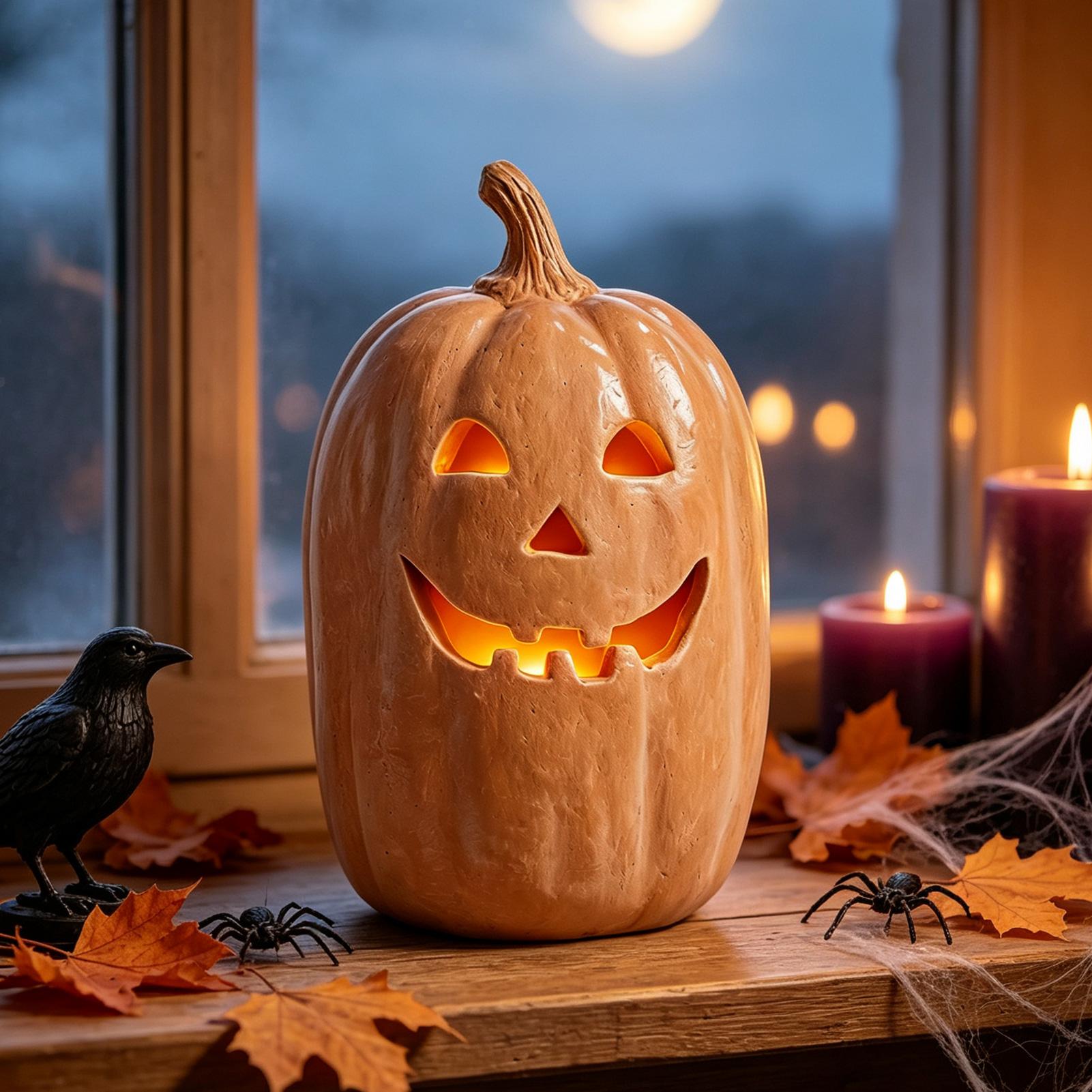 Ręcznie Robione Dekoracyjne La – Pumpkin Lantern Halloween recenzja i cena