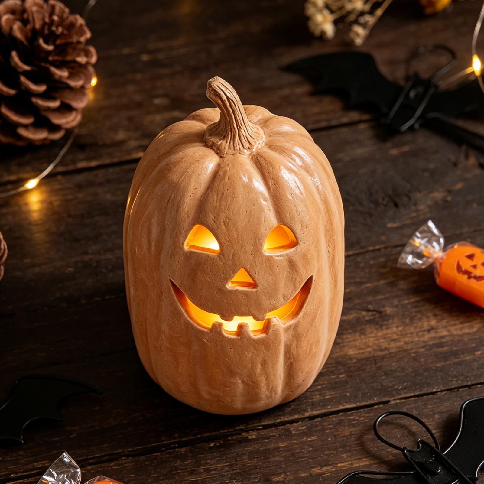 Ręcznie Robione Dekoracyjne La – Pumpkin Lantern Halloween recenzja i cena