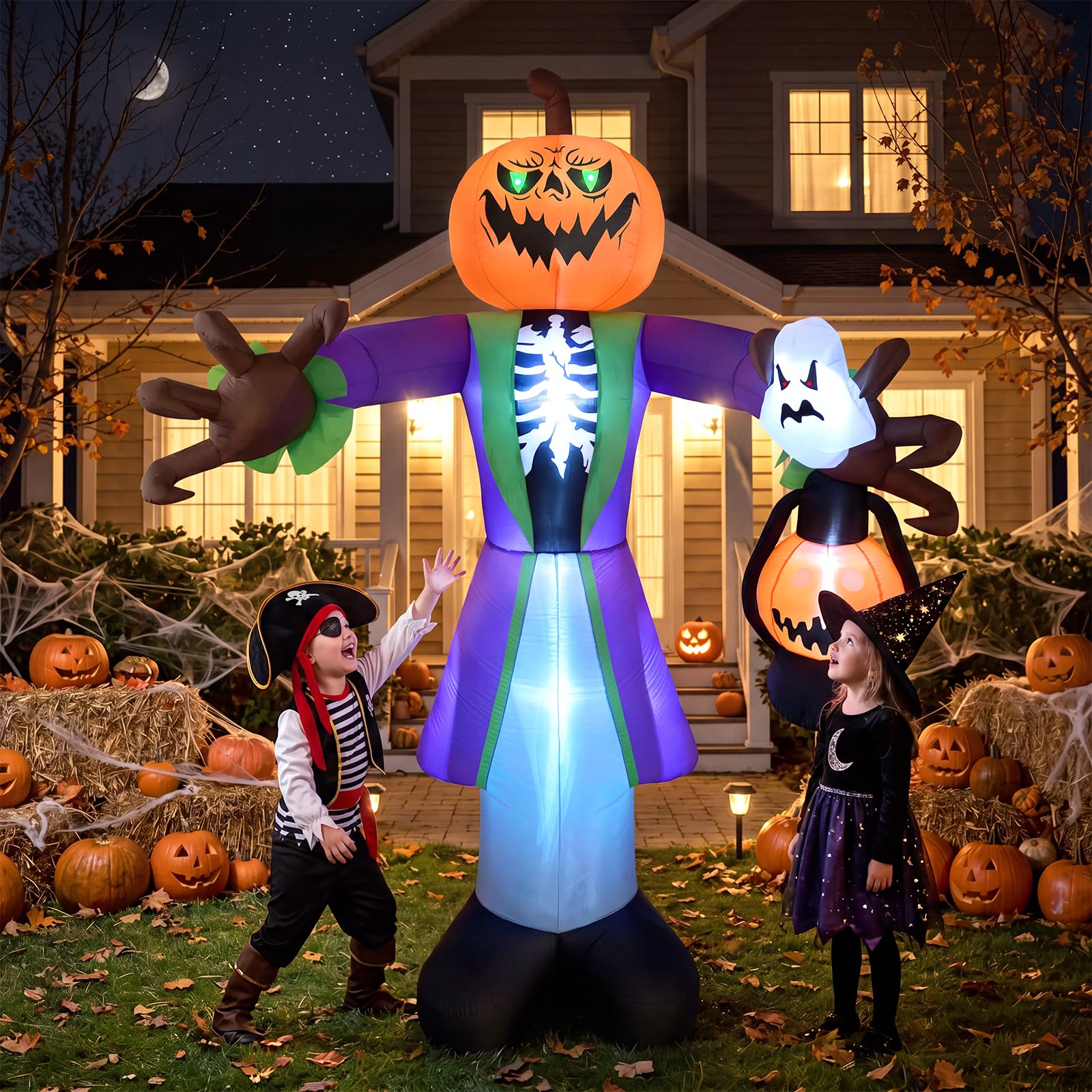 8-stopowa, podświetlana, dmuch – Pumpkin Lantern Halloween recenzja i cena